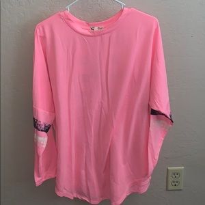 Neon pink long sleeve